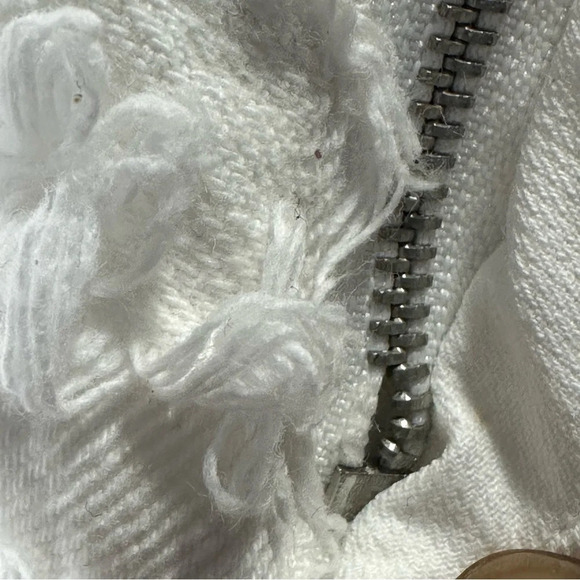 AVEC LES FILLES  White Trapped Wide Leg Pant Sz: XL - Picture 12 of 12